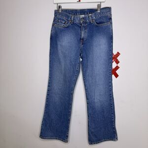 Vintage Y2K Lucky Brand Low Rise Flare Jeans Boho Indie Denim USA 31
